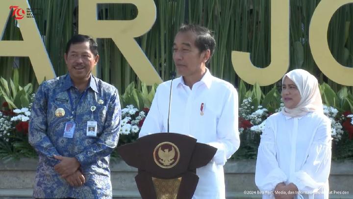 Jokowi Lakukan Kunker ke IKN, Tinjau Jembatan Pulau Balang dan Jalan Tol