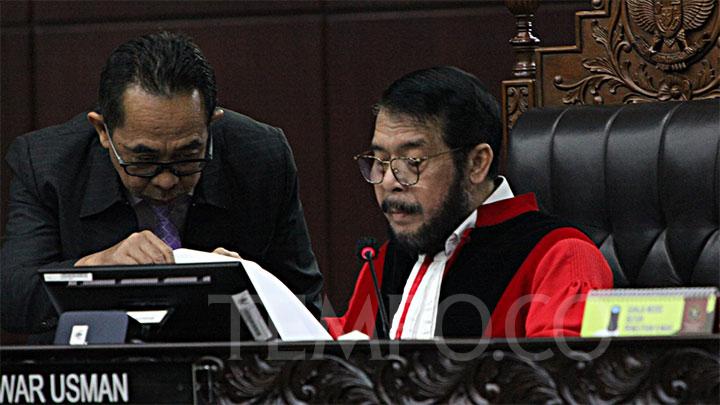 PTUN Jakarta Menolak Anwar Usman Diangkat Kembali Jadi Ketua MK, Begini Bunyi Putusannya