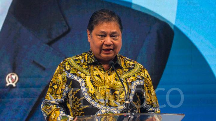 Kelakar mantan Ketua Umum Golkar Airlangga Hartarto: Kalau Berdiri Kursi Hilang