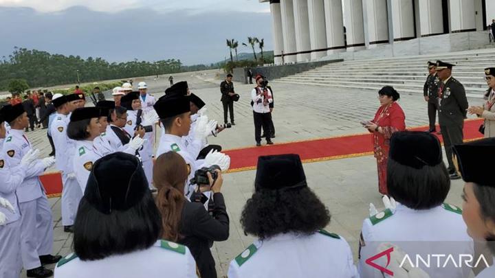 Anggota Paskibraka Kaltim Ditunjuk sebagai Pembawa Baki HUT ke-79 RI di IKN