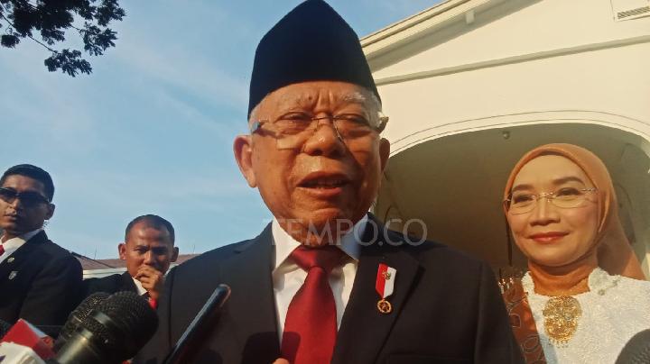 Ma’ruf Amin Terharu Ikuti Upacara Kemerdekaan Terakhir Sebagai Wapres