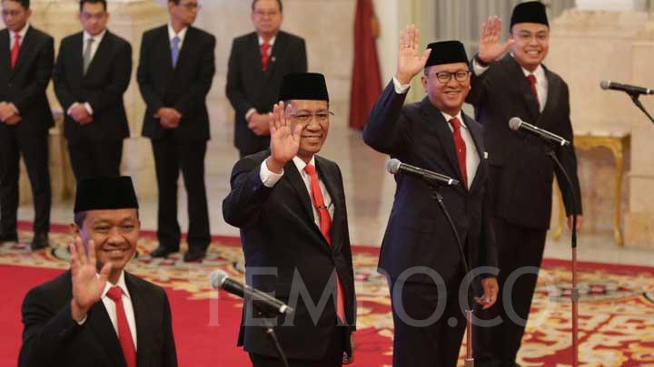 Daftar Menteri dari PDIP di Kabinet Jokowi setelah Reshuffle