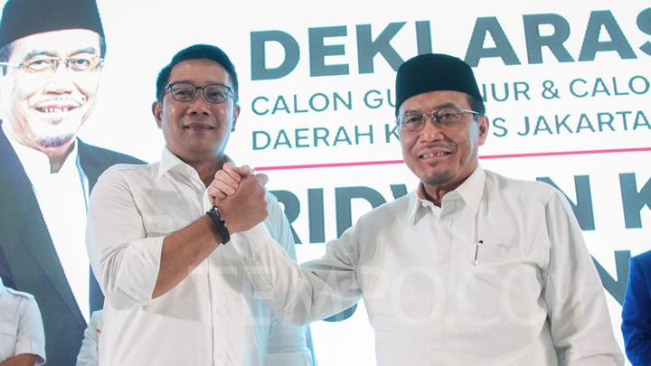 Deklarasi Ridwan Kamil-Suswono, Gerindra: Mudah-mudahan yang Diharapkan Orang Jakarta