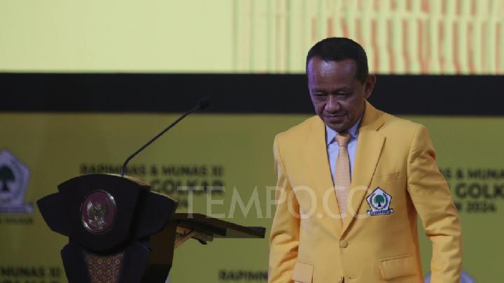 Bahlil Bakal Umumkan Struktur Dewan Pembina Golkar Besok