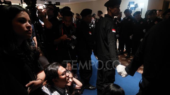 Kerja Jurnalistik Dihalangi saat Ambil Gambar Jokowi di Kongres NasDem