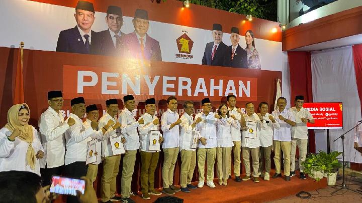 5 Pasangan Calon Kepala Daerah yang Diusung Gerindra Yogyakarta, Ada Petahana dan Mantan Birokrat