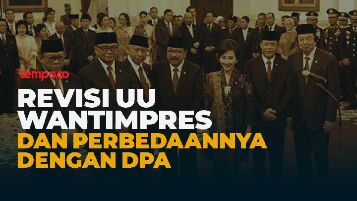 Pemerintah dan Baleg DPR Sepakat RUU Wantimpres Dibawa ke Paripurna