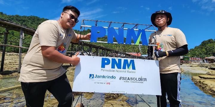 PNM Peduli Hijaukan Kalimantan dengan Ribuan Mangrove dan Terumbu Karang