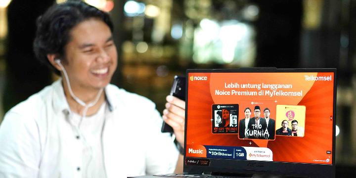 Telkomsel dan Noice Hadirkan Paket Bundling Noice Top rate