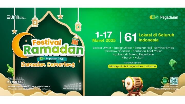 Competition Ramadan Pegadaian Hadir di 61 Titik, Ada Bazar UMKM hingga Santunan Anak Yatim