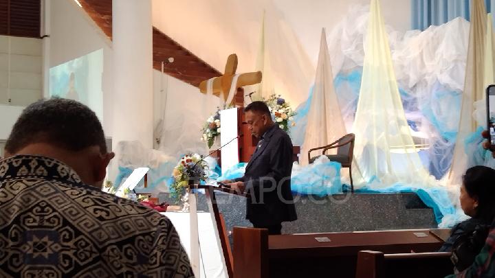 Pramono Anung Rayakan HUT PGI di Gereja Pondok Indah